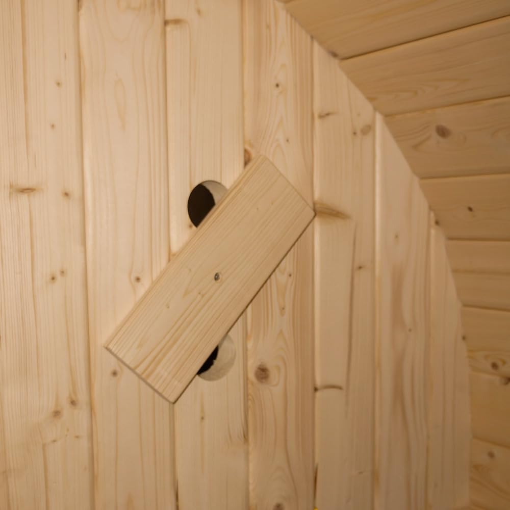 Sauna d'extérieur CUBE DELUXE L 220x185x194 cm épicéa poêle inclus sauna de jardin