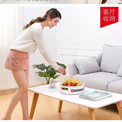 Bandeja Giratória 360° Multiuso Cozinha Banheiro Maquiagem Fruteira - 23 cm