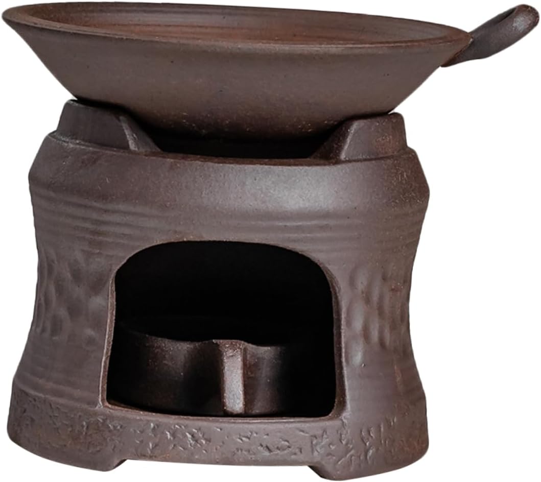 Ceramic Teapot Warmer Teapot Candle Holder Roasting Tea Stove Tea Tray Decorative Pot