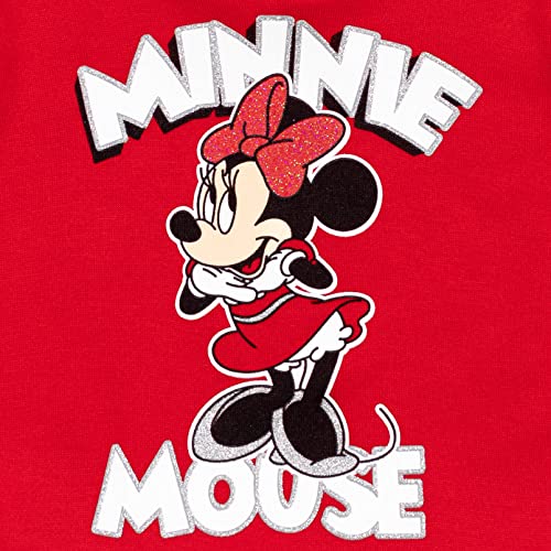 Image of Disney Minnie Mouse Fleece Pullover Crossover Hoodie and Leggings Outfit Set Infant to Big Kid Sizes (12 Months - 14-16)