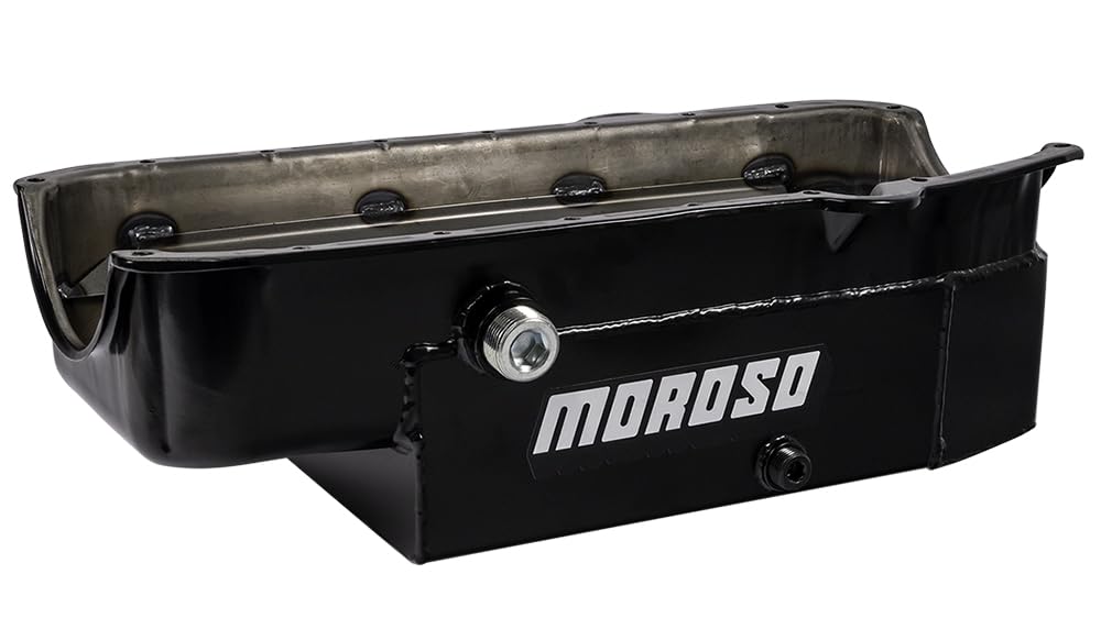Amazon.com: Moroso 21327 Steel Circle Track Oil Pan, Fits 86-Up