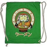 Urban Backwoods Ramen Daruma Zen I Bolsa de Cuerdas con Cordón Gimnasio