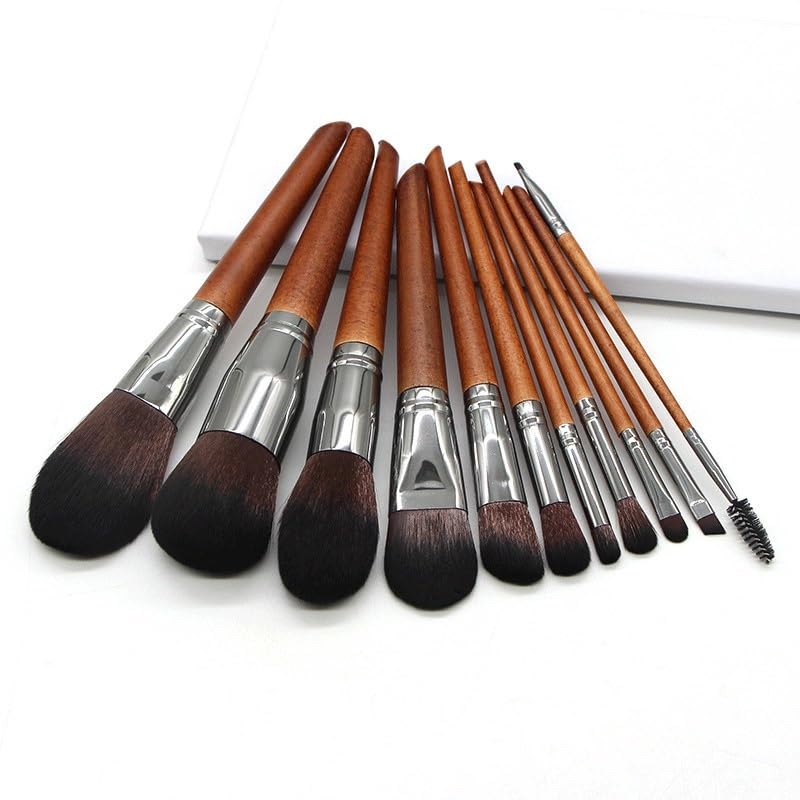11 pieces of makeup brush set powder eye shadow complete of beauty tools image 4