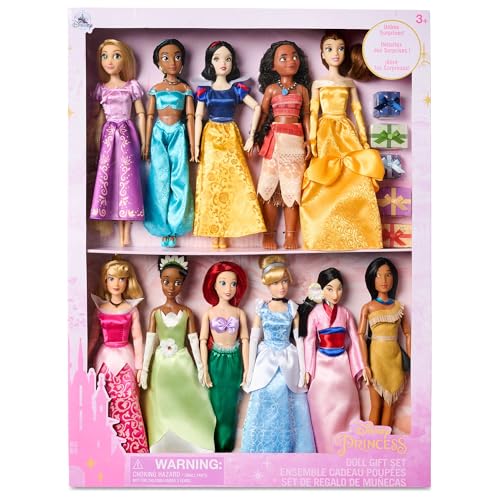 Disney Store Set presente coleção bonecas clássicas princesas Disney