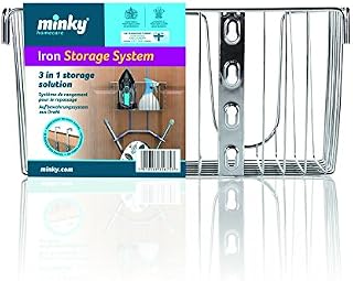 Minky VH81890100 Iron Storage Solution Wall/Door Mounted, Silver, One Size