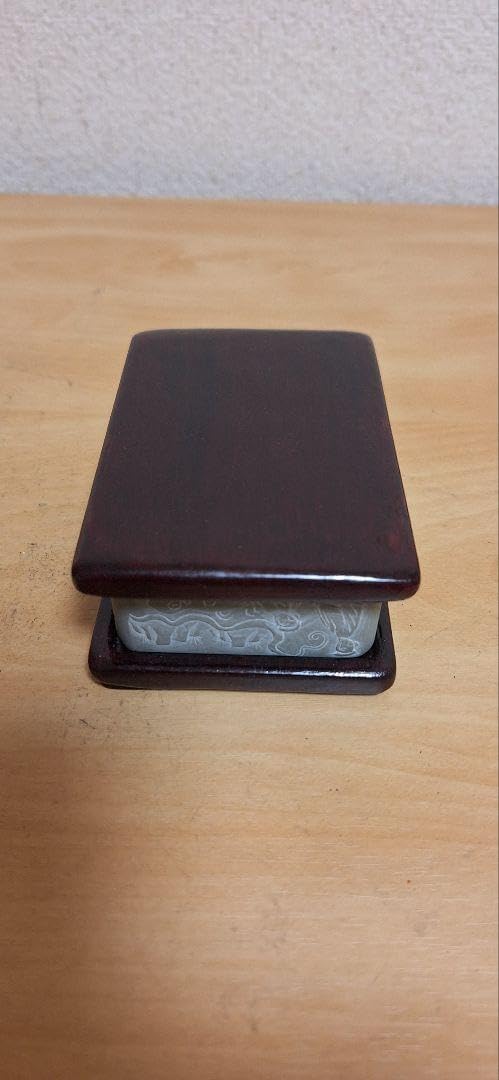 中国硯 中国硯 歙州硯 歙州金暈硯 歙州石 書道具 証明書付（