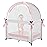 L RUNNZER Pack N Play Tent, Baby Mini Crib Tent to Keep Baby in, Crib Net for Pack and Play, Mini Cribs & Play Yard (39.6 L x 27.6 W x 49.2 H)