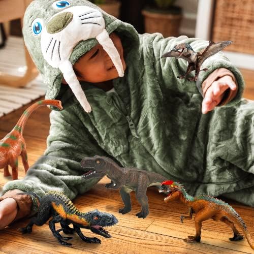 Jumbo Dinosaur Toys Set, Realistic Large Dinosaur Model Dinosaur Playsets-for Kids Boys,Girls Party Gifts-Birthday Favors