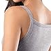 Lee Women's Slim-fit Thin Strap Tank, Light Heather Grey, X-Large