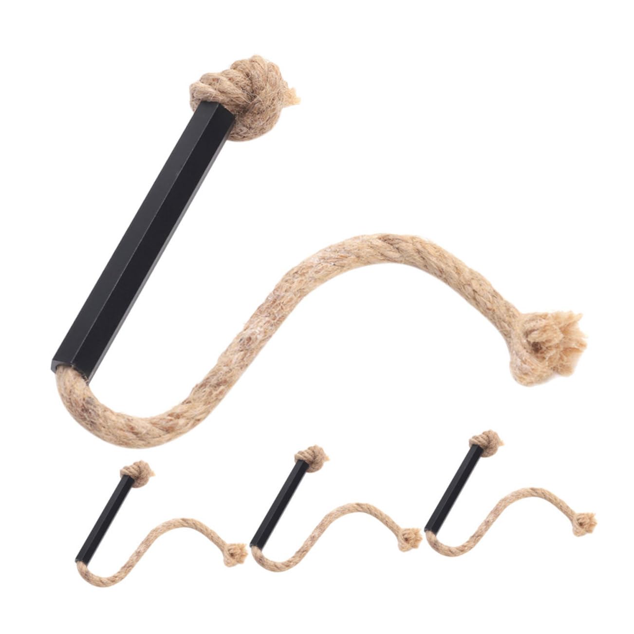 BESPORTBLE 4pcs Outdoor Fire Starter Rope Professional Flax Rope Igniter for Camping Hiking and Emergency Use Lightweight and Portable Fire Lighters for Campfires and Grills