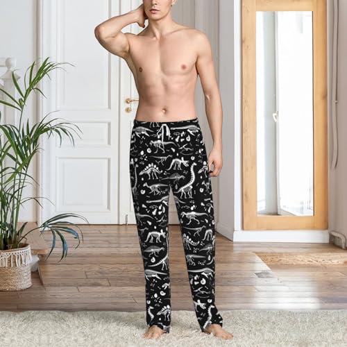 Men's Pajama Pants Fashion Pajama Pants Men Christmas Trees Pajama Bottoms with Pockets Drawstring3