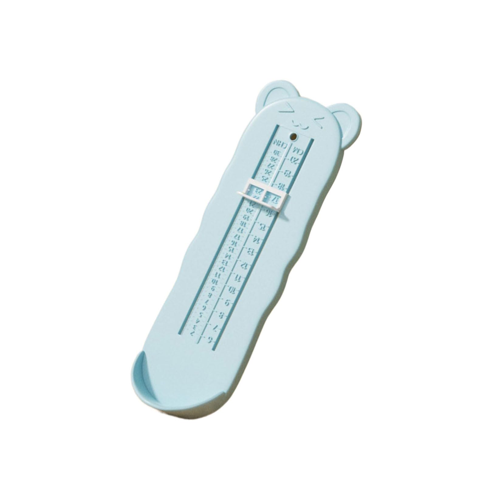 Jauge de Mesure des Pieds pour Bébé, Outil de Dimensionnement Précis avec Échelle Facile à Lire et Conception en PP Sécuritaire pour les Nourrissons