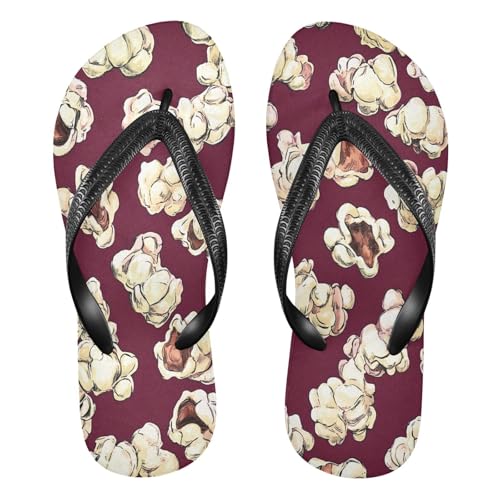 CEBUGI Unisex Flip Flop -Flat Sandal -NonSlip Couple Slippers -Natural Rubber Foam Soles Ultimate Comfort and Durability for Indoor Outdoor|Popcorn Pattern