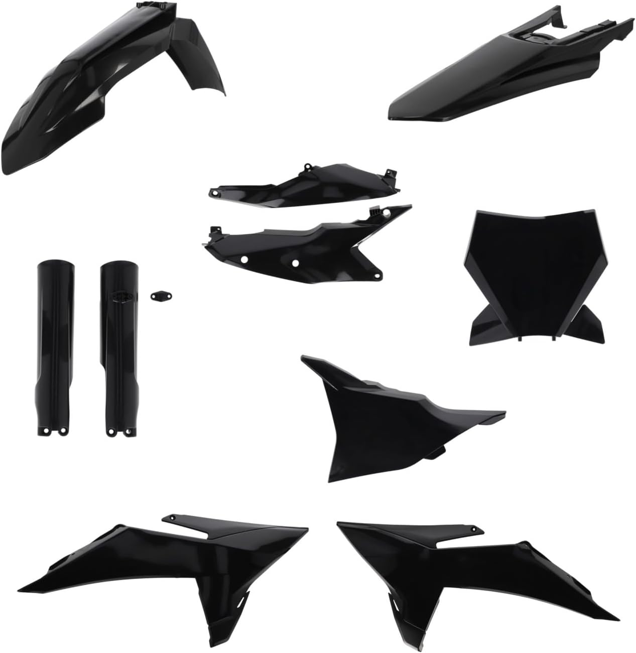 Acerbis Full Plastic Kit – Compatible with KTM SX/XC/F 125-450 (2025) - Black