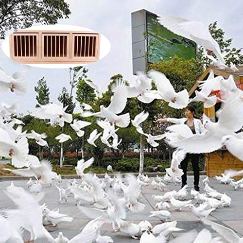 Genérico Nido y Jaula para Palomas de Madera Maciza, Alojamiento para Aves al Aire Libre, Resistente a la Intemperie, Ideal para Anidación Cómoda
