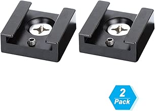 Cold Shoe Mount Aluminum Adapter Bracket Hot Shoe with 1 4 Thread for Camera Cage Flash Cold Shoe Mount Aluminum Adapter Bracket Hot Shoe with 1 4 Thread for Camera Cage Flash