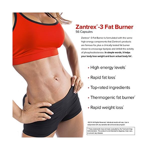 Zantrex Red, 56 Count - Weight Loss Supplement Pills – Fat Burning Pills - Metabolism Booster For Weight Loss - Lose Weight Fast For Women