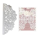 Letongous Lace Flower Metal Cutting Dies Stencil DIY Scrapbooking Album Stamp Paper Card Embossing Crafts Decor
