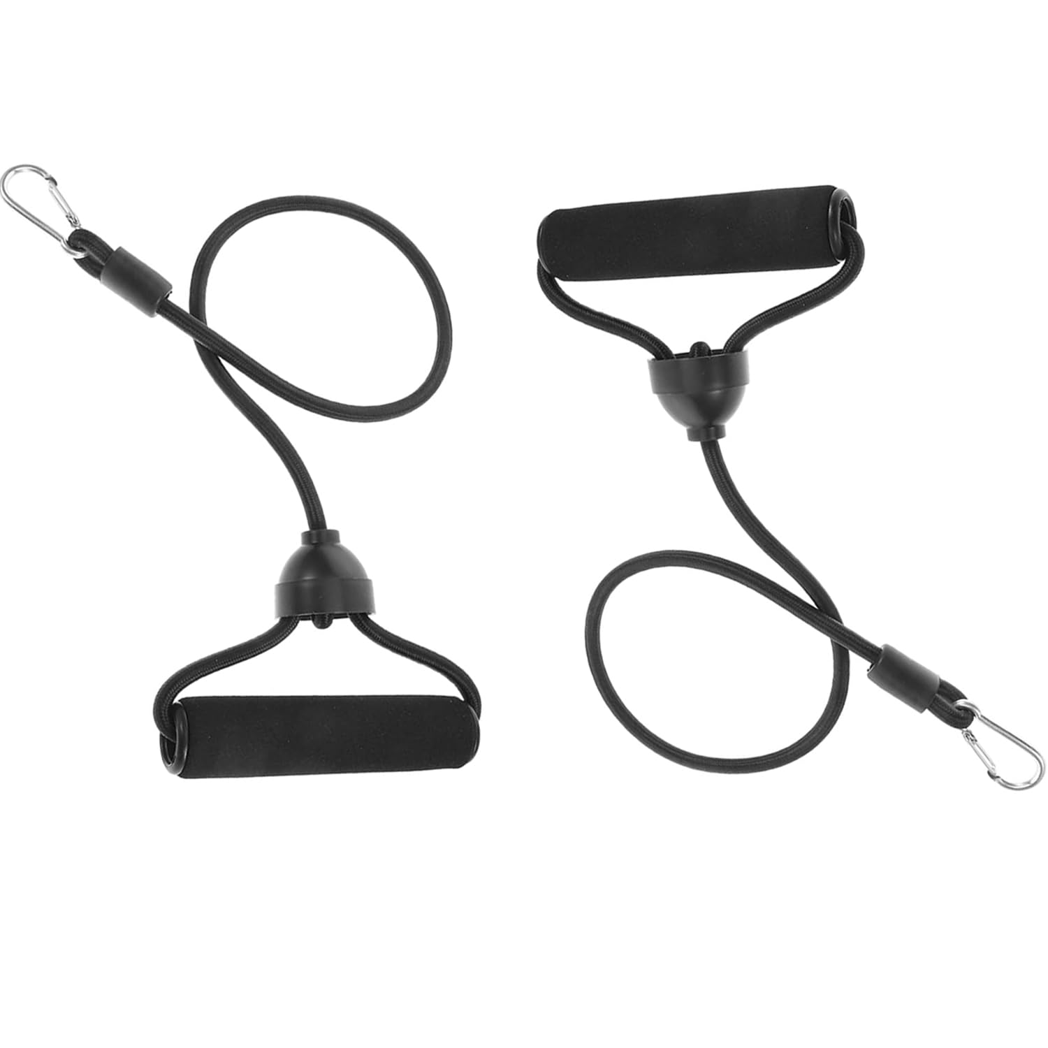 Srvauyea 2 Pcs Workout & Exercise Band, Vibration Plate Expander Bands, Elastic Bungee Ropes, Stepper Resistance Band, Fitness Exercise Bands,for Strength Training, Weight Lifting, Muscle Building.