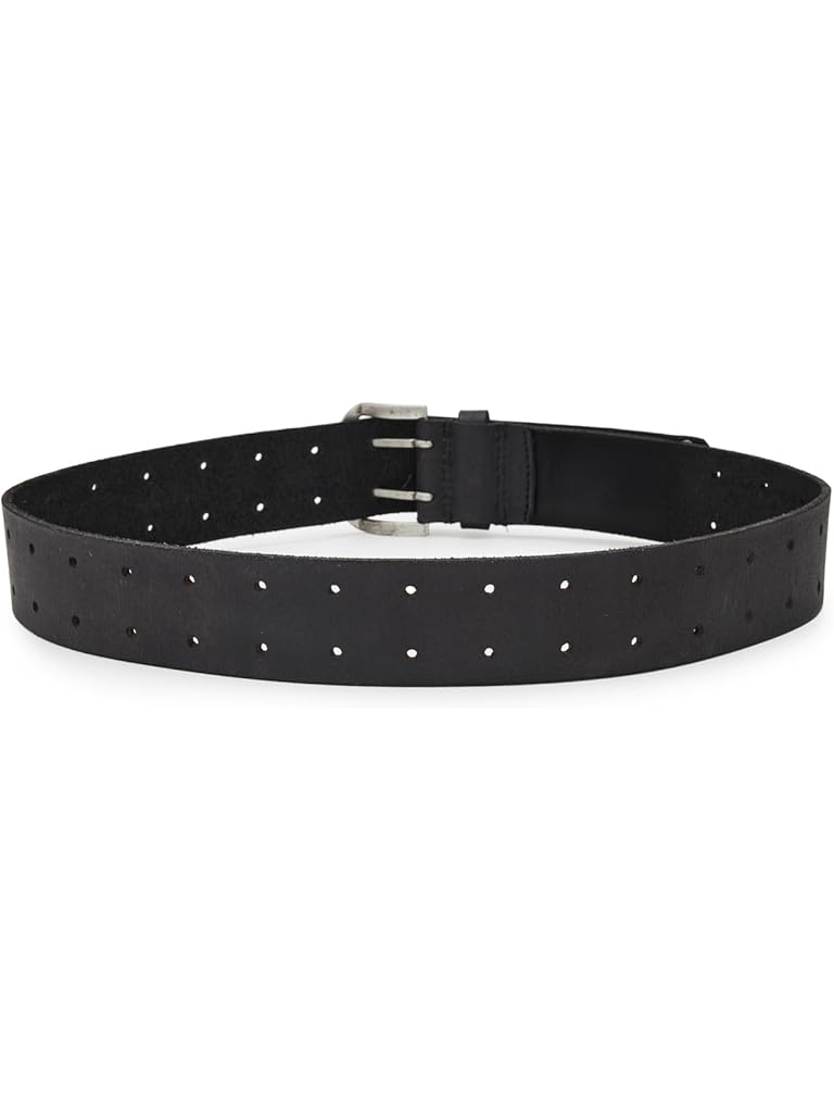 Black Free People We The Free Double Cross Belt