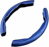 【Ausgezeichnetes Material】 Die Lenkradabdeckung besteht aus hochwertiger Kohlefaser. Hervorragende Verschleißfestigkeit, Kältebeständigkeit, Atmungsaktivität, Geruchsneutralität und Alterungsbeständigkeit. Außerdem ist sie extrem weich und bequem mit hoher Haltbarkeit, sieht sehr luxuriös und modisch aus und macht Ihren Fahrerlebnis perfekter.