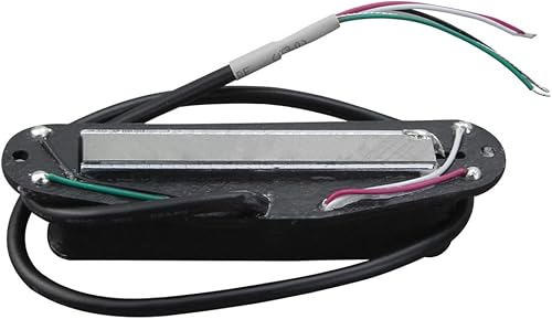 Miniatura 2 de OriPure Pastillas de doble riel caliente Alnico5 Humbucker de tamaño de bobina simple 10-11K para guitarra eléctrica estilo STSQ, color negro