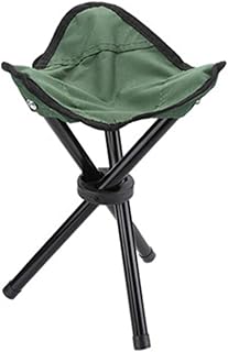 Silla Plegable Portátil Al Aire Libre Camping Senderismo Pesca Picnic Jardín Barbacoa Taburete Trípode Silla de Pesca Taburete Plegable