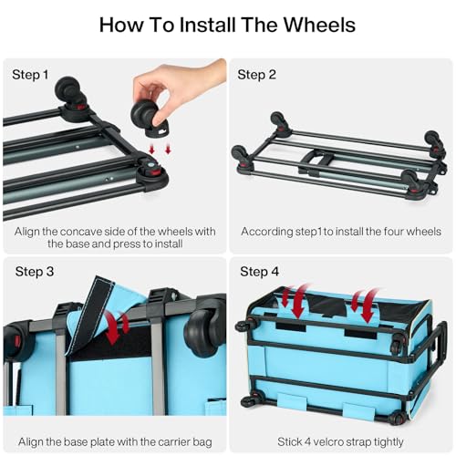 MILADA Caixa De Transporte Macia Com Rodas Para 2 Gatos Alça Dobrável Compartimento Duplo E Rodinhas