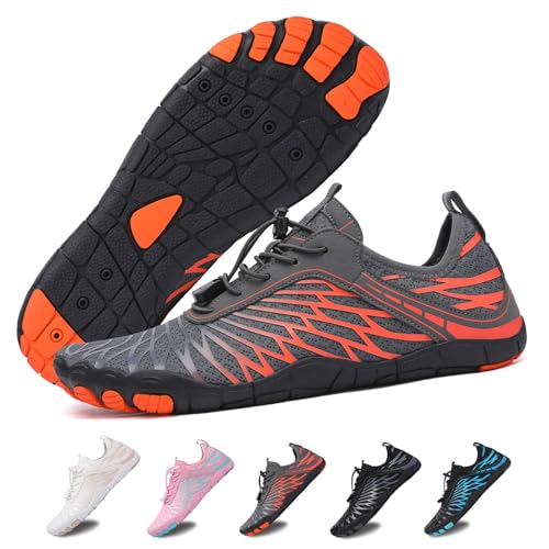 Image of Hike Barefoot Shoes Women Men Pro Water Footwear Wide Toe Box Non-Slip Unisex Athletic Outdoor Running Shoes