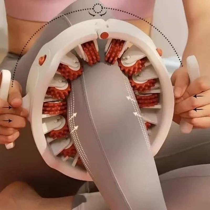 Ortorex Anti-Cellulite Roller Handmuskel-Massager(Rot)