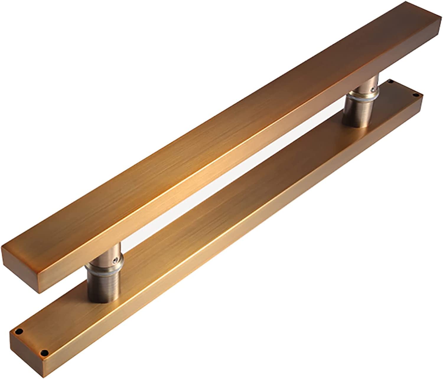 Genérico Tirador de Puerta corredera Tipo Granero, Tirador de Puerta corredera Tipo Granero para portón, Tirador de Barra de Agarre Deslizante Industrial Resistente de Acero Inoxidable, fác