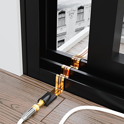 DeleyCON 5x Passacavo per Finestra Cavo SAT 17 cm