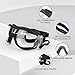 NAMSAN Sonnenbrillen für Hunde Einstellbar Hundebrille Wasserdicht Winddicht UV-Schutz Brille Hund für Mittel/Gross Hunde-Klar