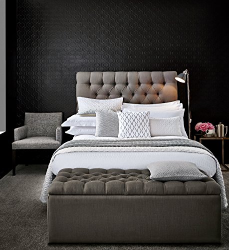 Kilburn Duvet Cover, Super King, Sateen, White