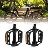 Aluminum Alloy Foot Pegs for Rad Power Bikes, Anti-Slip E-Bike Footrests, Compatible with Rad Power Bike Accessories, Direct Replacement Accessories for Rad Power Bike, Black