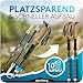 SPORTBERG Wanderstöcke faltbar aus Aluminium – leichte Teleskop Nordic Walking Stöcke Damen/Herren mit Korkgriff, höhenverstellbar für maximalen Halt beim Wandern & Outdoor-Abenteuer, Walking Stöcke