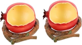 Housoutil 2pcs Parrot Feeding Box Parakeet Feeder Tray Bird Feeder Ceramic Water Bowl Parrot Feeding Bowl Wild Bird Feeder Bird Feeding Dish Bird Feeding Accessories Bird Feeding Tool Manger