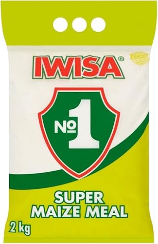 Iwisa Super Maize Meal 2kg - Premium Maize Flour | Product of South Africa, Ideal for Pap and Traditional Dishes
