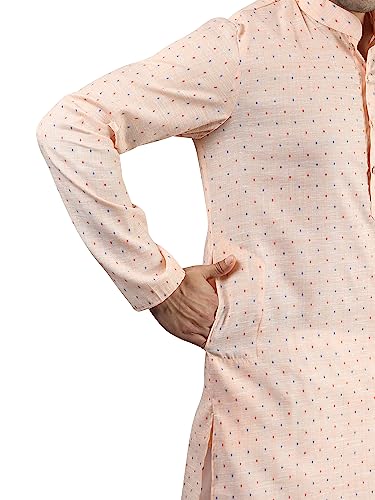 Image of Uri and MacKenzie Mens Cotton Woven Casual Kurta Pajama set