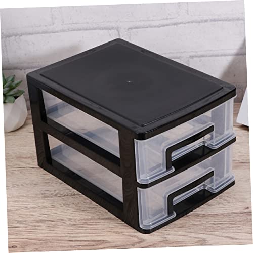 Boîte de rangement en plastique compacte pour libérer votre bureau