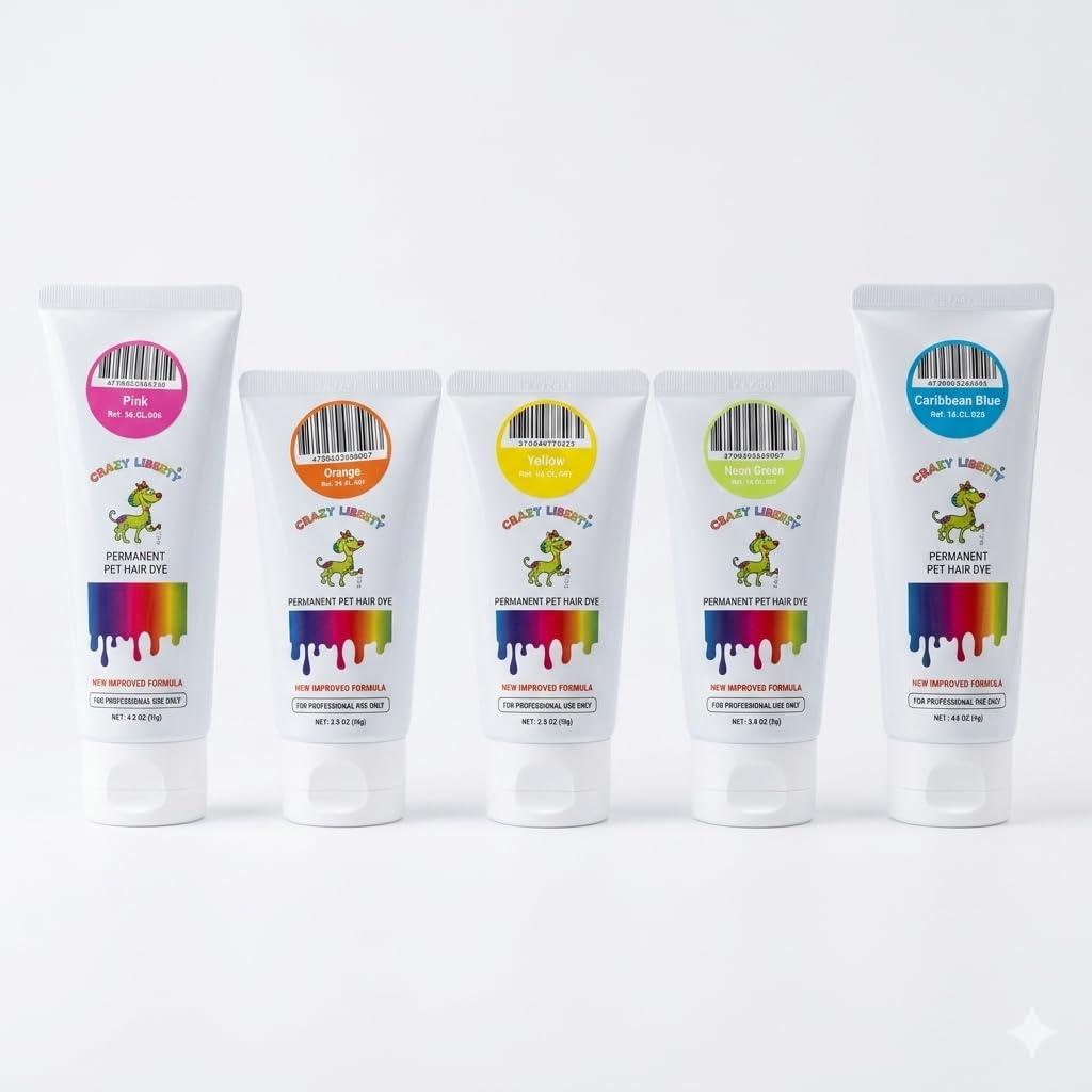 CRAZY LIBERTY Dog Hair Dye Tropical Set
