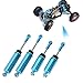 RC Car Shock Absorber Set, Front & Rear Metal Upgrade Shock Absorber Damper Kit for WLtoys 12428 12423 1/12 RC Monter Truck Car Redcat