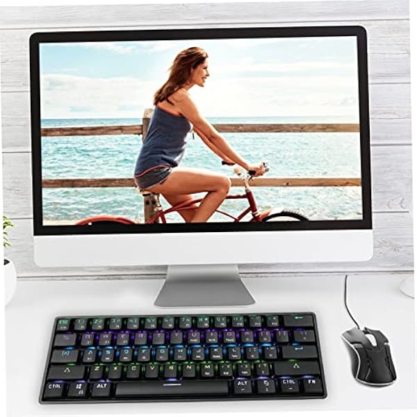 UKCOCO 61 Mechanische Toetsenbord Bedraad Toetsenbord Toetsenbord PC Laptop Toetsenbord Toetsenbord Voor Laptop Toetsenbord Bedrade Computer Toetsenbord Rgb Toetsenbord Backlight