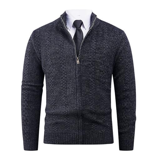 Manteau en tricot pour homme coupe ajustée et élégante