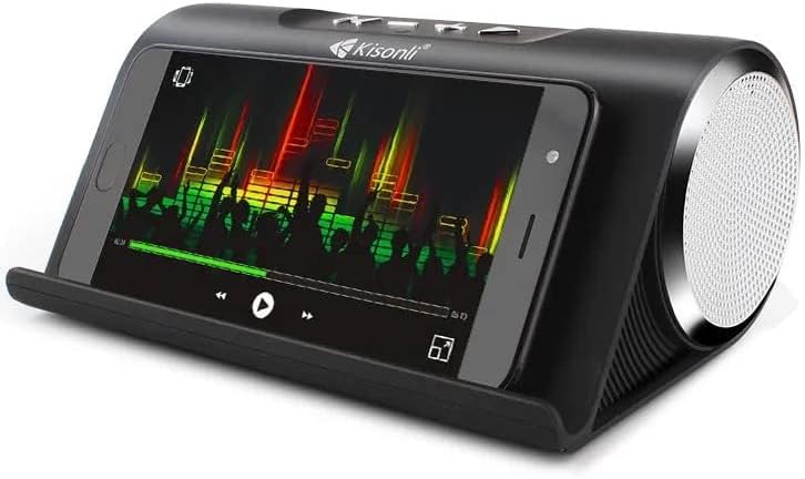 Kisonli KS-1981 Wireless Stereo Speaker with a smartphone docked