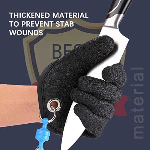 TOPIND Fishing Gloves Hunting Glove Waterproof Anti-cut Glove PE Wire Woven Latex Fish Catching Gloves with Magnet Release Fishing Wear M L XL 1pc - Image 4