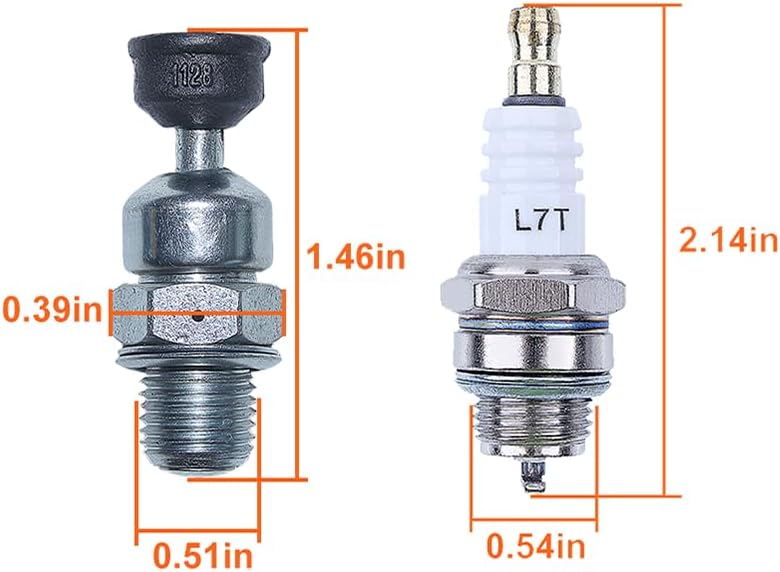 48mm Cylinder Piston Kit for Stihl 034 034AV 034SUPER 036 MS360#1125 020 1215, Piston Kit, Cylinder Gasket, Muffler Gasket, Spark Plug, Needle Bearing, Decompression Valve
