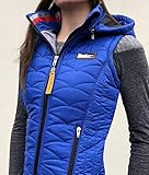 Facile d'entretien Alexandra Ledermann Sportswear Doudoune sans manche Tibet (Bleu roi, XS)
