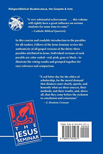 Parables Of Jesus: The Jesus Seminar