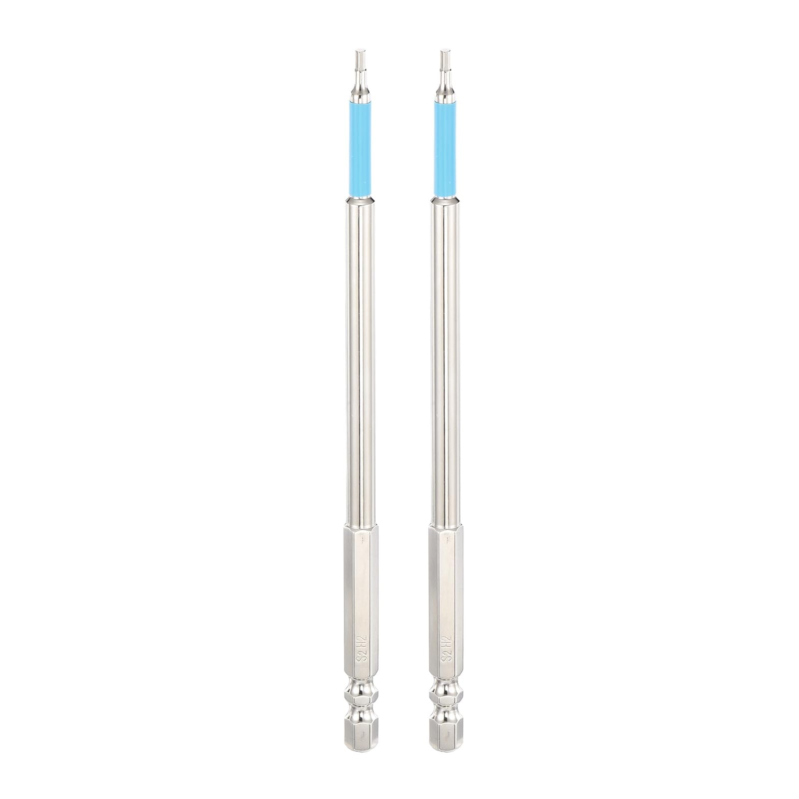 sourcing map 2pcs Hex Impact Screwdriver Bits 2mm Magnetic Hexagonal Head